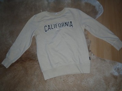 Yigga boys sweater long sleeve size 146/152 beige lettering must see!!
