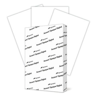 Accent Opaque 17  X 11  White Cardstock Paper, 100Lb, 271Gsm   200 She