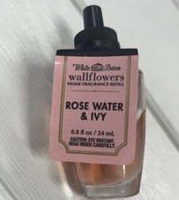 Bath  Body Works ROSE WATER  IVY wallflowers refill 24ml White Barn