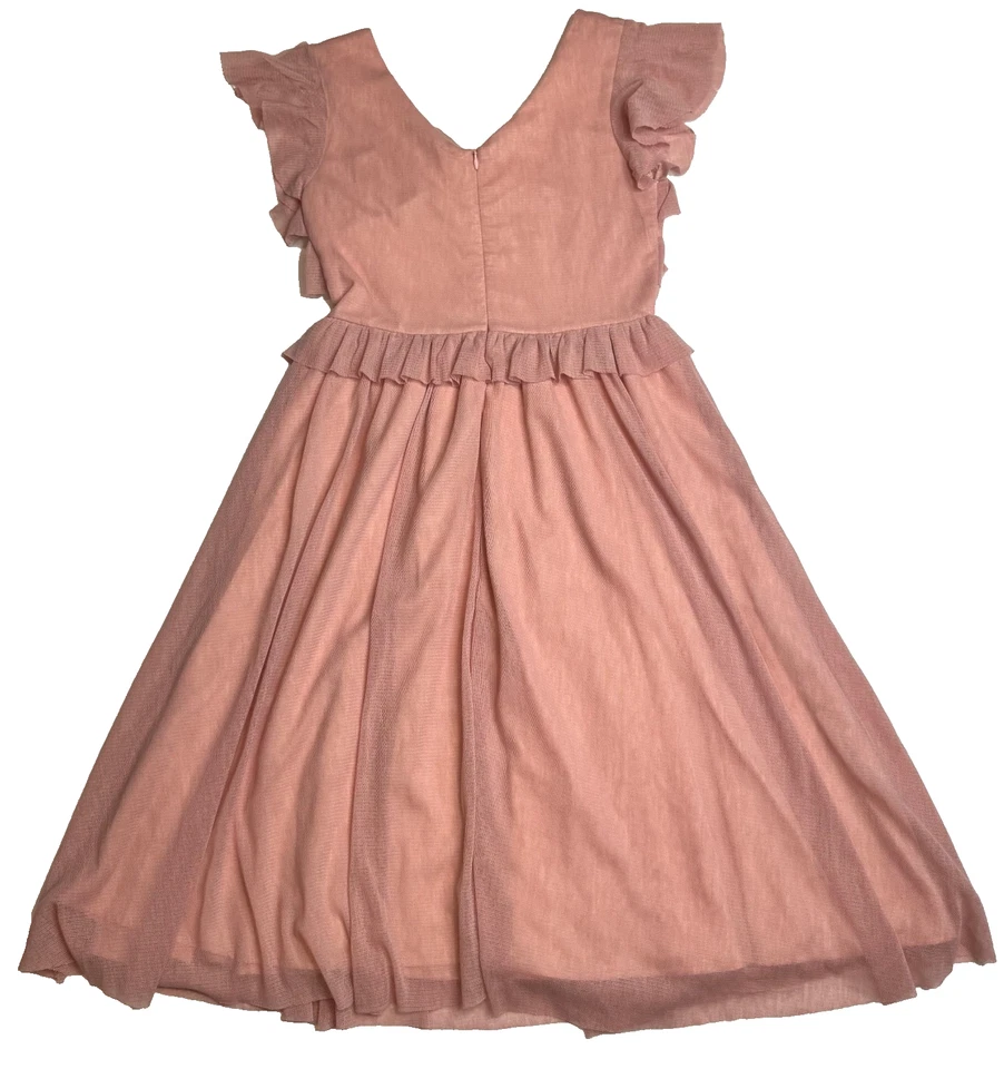 Joyfolie Girl's Mia Joy Pink lined tool dress 14 - Image 2 of 4