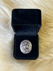 Vintage Art Deco Style 14K White Gold Diamond Cocktail Ring — photo 8