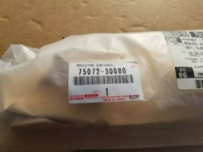 TOYOTA MOULDING SUB-ASSY, FRONT DOOR, OUTSIDE LH 75072-30080