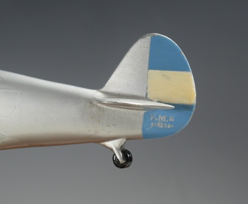 Vintage Aviation Airplane Model Curtiss Hawk 75 Presentation Desk Display 1940 - Picture 6 of 11