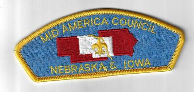Mid-America Council Nebraska & Iowa YELLOW Border [GT-815]