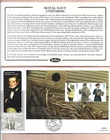 GB 2009 ROYAL NAVY UNIFORMS FDC 22 Ct GOLD - MIDSHIPMAN JOHN RUSSELL - 3 x 1st