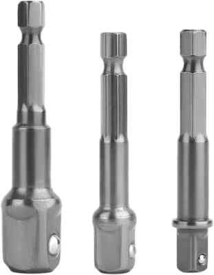 Newte Impact Socket Adapter Set for Drill - 1/4 3/8 1/2'' One Size 