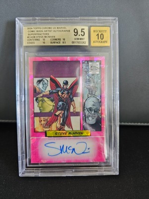 2024 Topps Chrome Comic Book Artist Autograph SteveMcNiven 1/1  SuperFractor