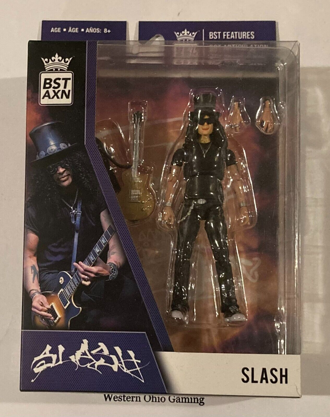 BST AXN Guns N' Roses Slash 5” Action Figure NEW GNR