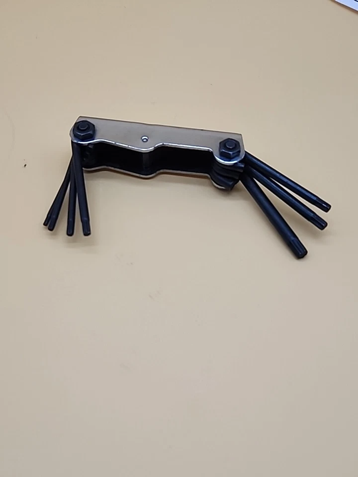 Allen Tool Fold-Uni-Key No.640 SAE Inch Hex Allen Key Tool USA - Image 3 of 4