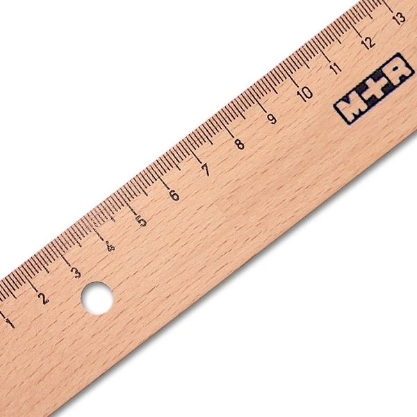 Holzlineal Buche 40 cm Möbius + Ruppert 1940