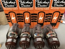 Matched Quad Tube Amp Doctor TAD KT66-STR Genalex Tube Remake 6L6 QUAD II MC-240