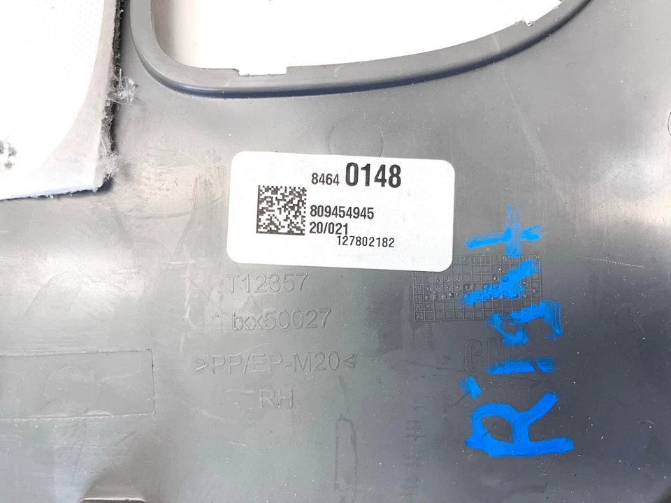 GMC SIERRA 2500 3500 HD 19-23 TRASERO DERECHO PASO LADO C PILAR SUPERIOR EMBELLECEDOR CUBIERTA OEM Foto 4 de 4