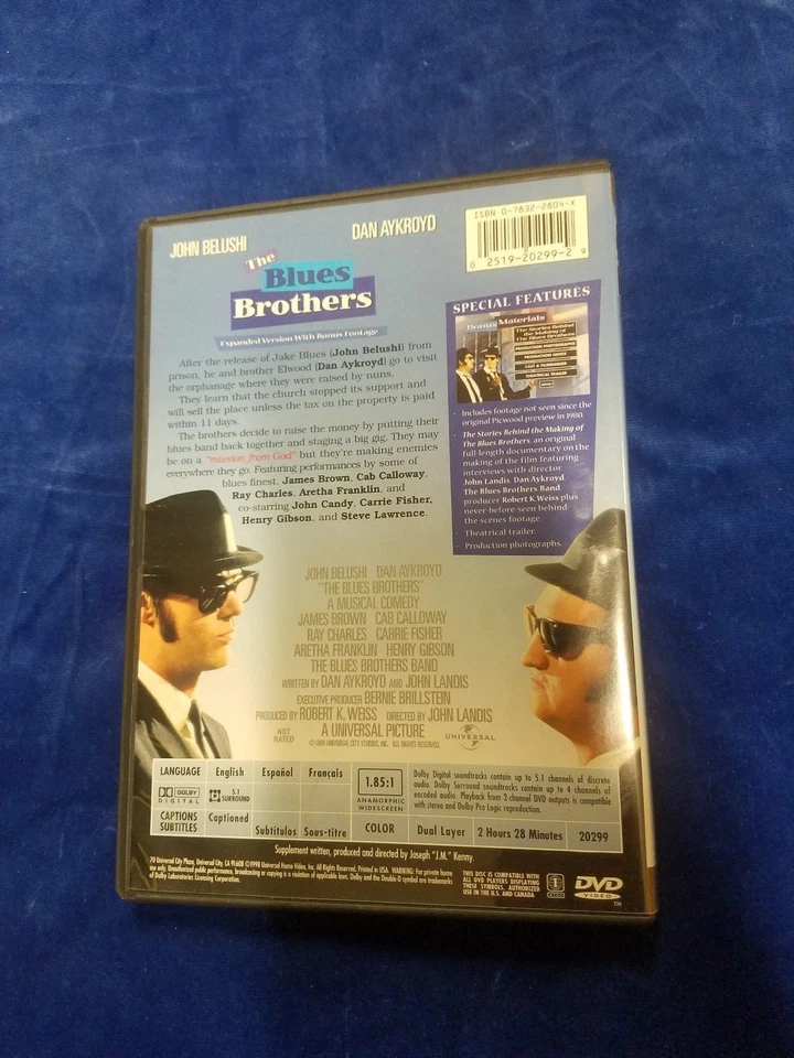The Blues Brothers Collectors Edition DVD (S6-C4) - Image 2 of 4