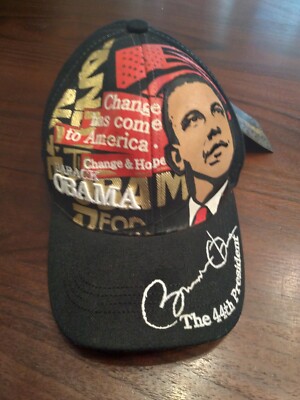 Kb Ethos Obama Adjustable Adult Hat Cap New