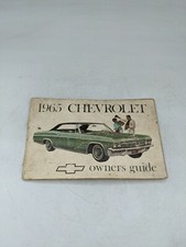 1965 Chevrolet Chevy Car Owners Manual 65 Litho 3859588