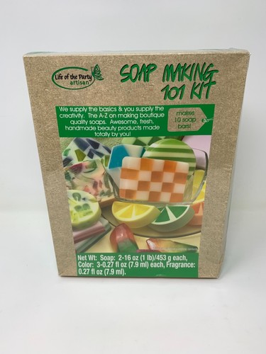 Soap Making 101 Kit Life Of The Party Artisan Makes 10 Soap Bars NEW!