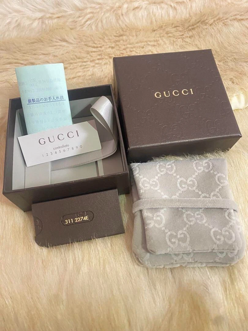 Gucci Boîte à Bijoux Accessoire Etui Collier Vide Cordon Sac