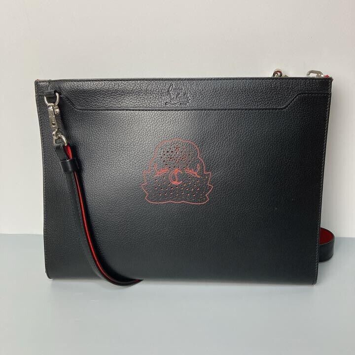 Christian Louboutin Leather Clutch Bag 2way Shoulder bag Christian Louboutin Leather Clutch Bag 2way Shoulder bag