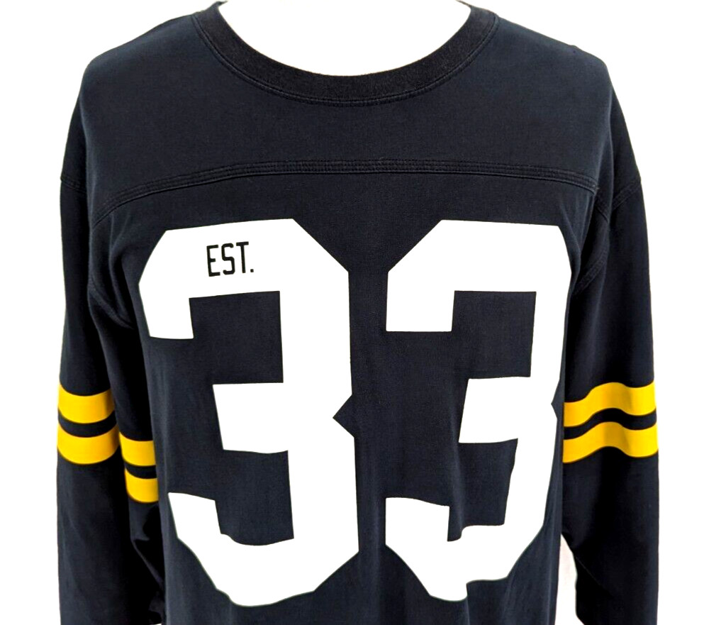 NIKE NFL Men's 3XL ~ PITTSBURGH STEELERS Football Jersey T-shirt #33 FLAWS~RARE* image 2