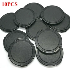 10pcs Universal 82mm Lens Cap Cover Camera Plastic Clip for All DSLR Filter