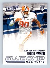  2016 Prestige Blue Chip Recruits #19 Shaq Lawson RC