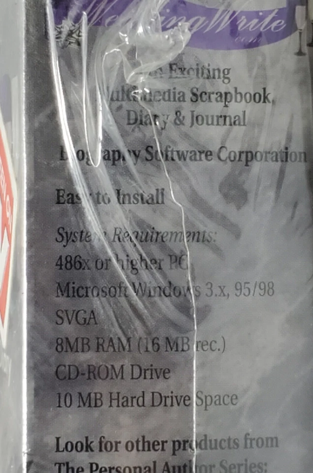 Vintage Biography Software Wedding Write Multimedia Wedding Album And Diary NEW - Image 4 of 4