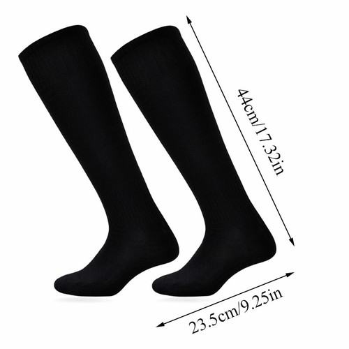 Men Sports Football Soccer Long Socks Baseball Hockey Knee High Non-slip Soc ц - Imagen 2 de 19