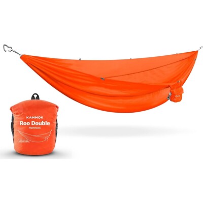 Kammok Roo Double Hammock, Waterproof, Lightweight for Camping and