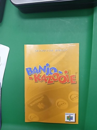 Banjo-Kazooie Nintendo 64 N64 Instruction Manual Only