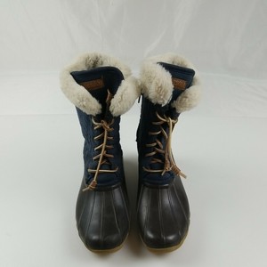 sperry duck boots with fur