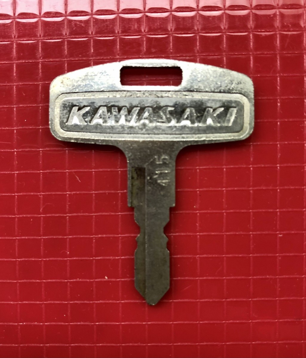 Genuine Single Kawasaki Pre Cut Key #415 G5 MC1 F7 F9 Big Horn