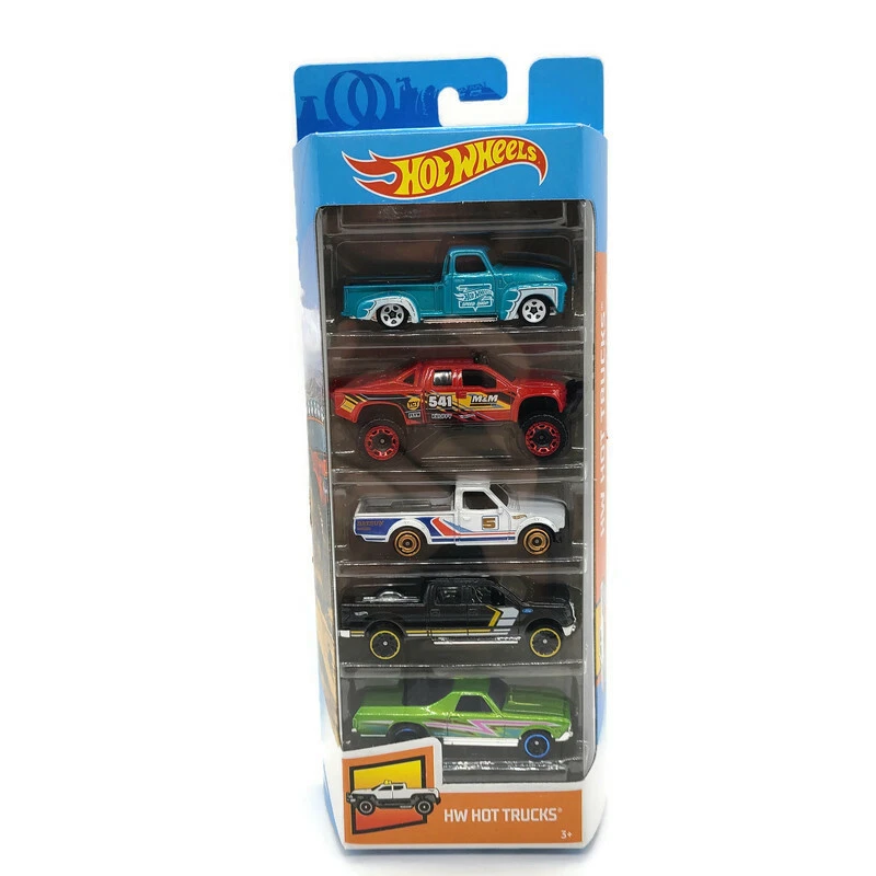Hot Wheels 2018 Hot Wheels HW Hot Trucks 5 Pack 52 Chevy Datsun