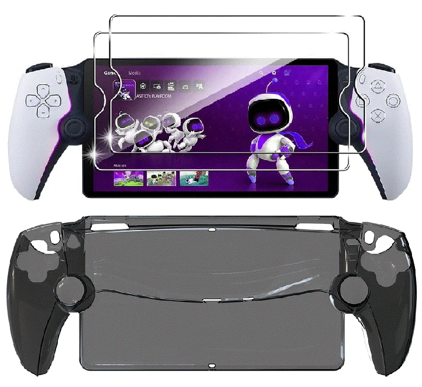 Clear Case & Screen Protector for PS5 Playstation Portal Handheld Remote Player - Image 2 of 4