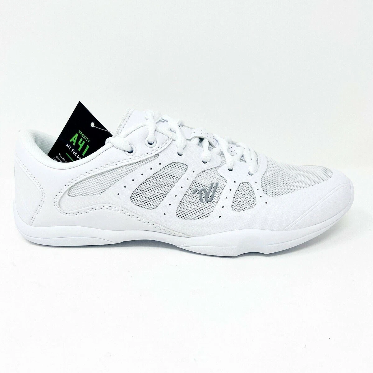 Varsity All For One A41 White Womens Cheerleading Shoes Includes Travel Case