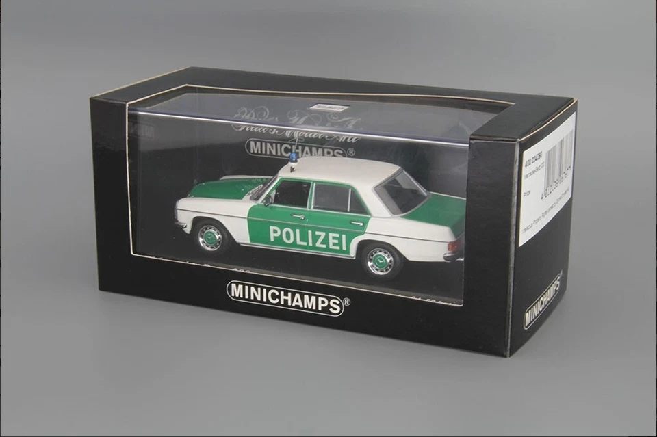 1/43 MERCEDES-BENZ 200 W115 LIMOUSINE POLIZEI 1973 MINICHAMPS 400034090 - Image 3 of 3