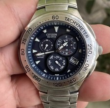 CITIZEN Eco Drive Promaster E670-S035864 watch working condition 46mm