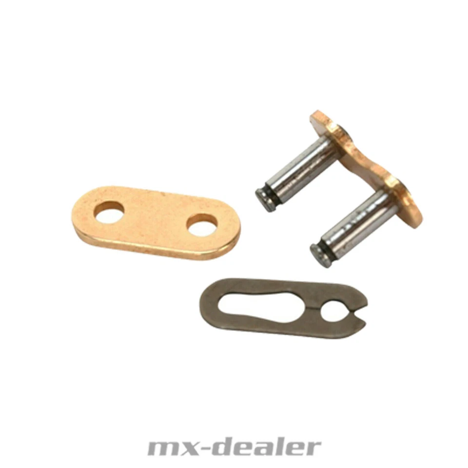 DID 520 ERT3 Kette Gold verstärkt G&G 118 Glieder offen Clipschloß ERT 3 MX - Bild 2 von 4