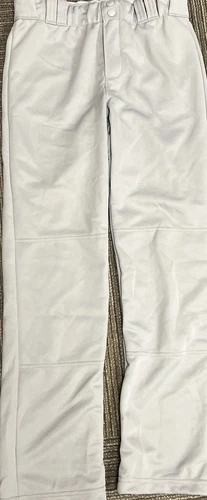 New Wilson Baseball Pants - Youth Large - Gray - Open Hem Bottoms - NWT