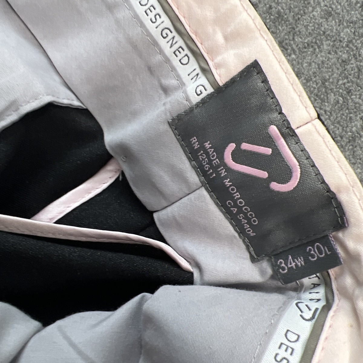 Ian Poulter men's charcoal 34/30 trousers | eBay