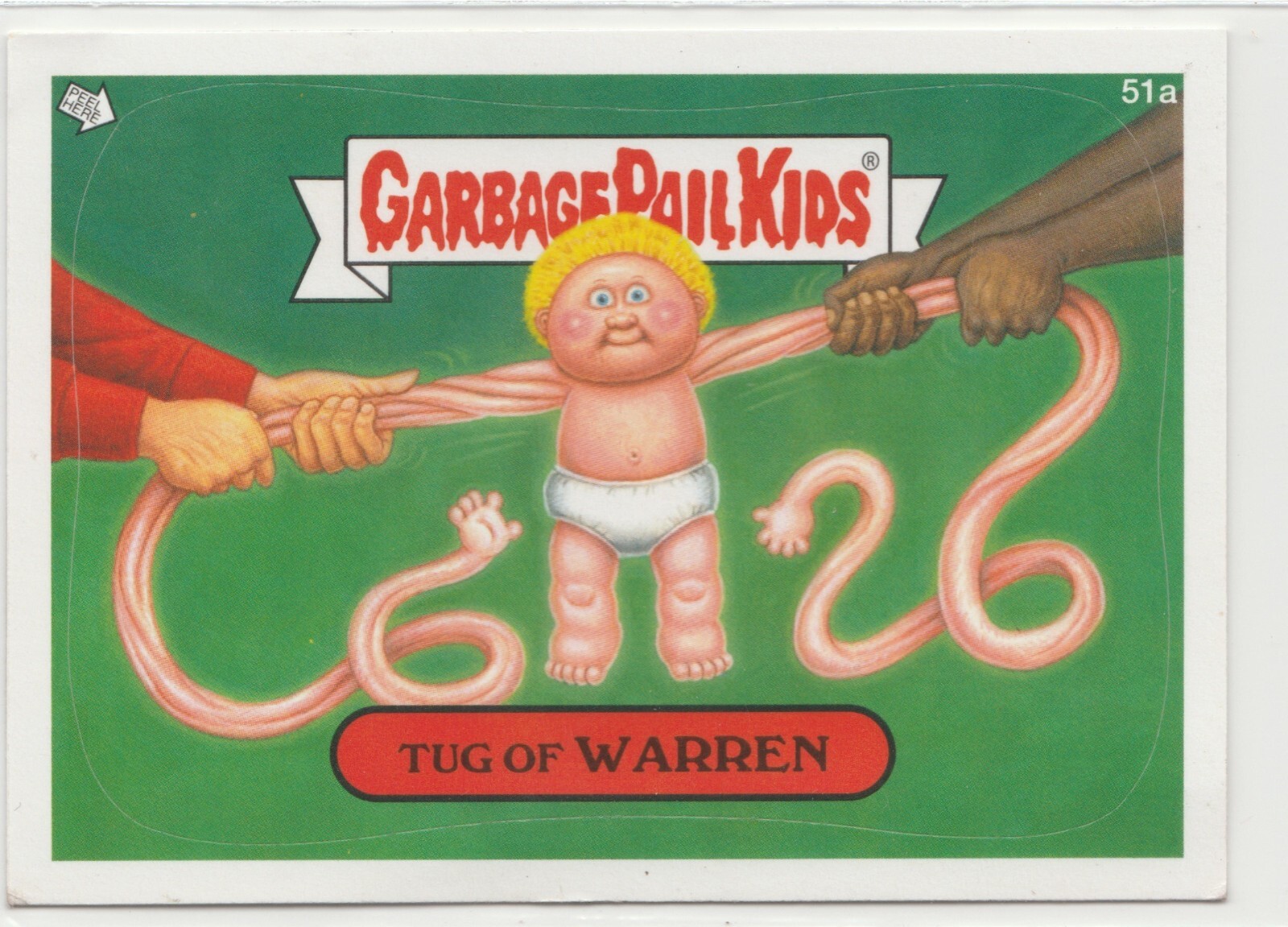 Vintage Garbage Pail Kids GPK 2012 Series 1 Tug of Warren #51a BNS1