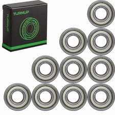  Qty.10 6204-ZZ Ball Bearing Supreme Metal Shielded 20x47x14mm 6204 ZZ
