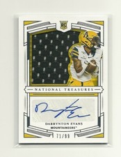 2020 National Treasures DARRYNTON EVANS RC 1-Color Patch Autograph #d 71/99 -RPA