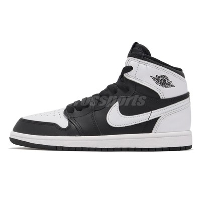 Nike Jordan 1 Retro High OG PS AJ1 Black White 2.0 Kids Preschool 