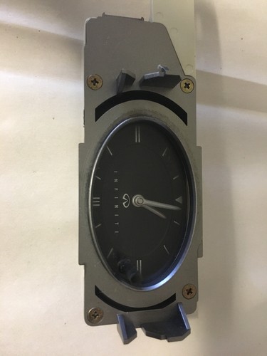 03-04 Infiniti G35 Coupe center dashboard clock OEM 20046N - Picture 4 of 12