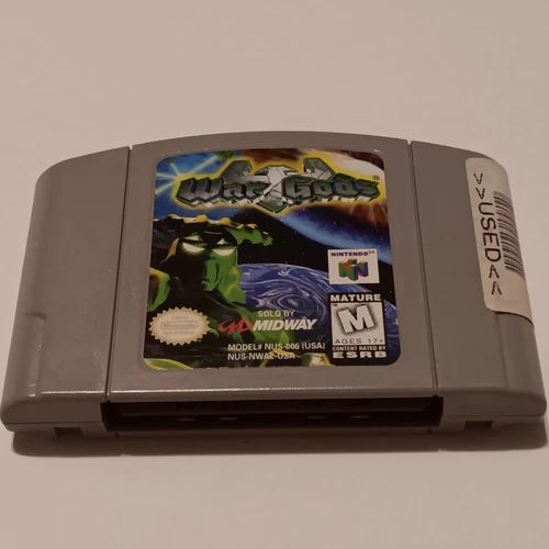 War Gods, N64, Nintendo 64, tested, no manual