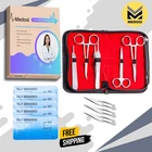 Suture Removal Practice kit Medical Students Suturing Tools Sutures Blades Set