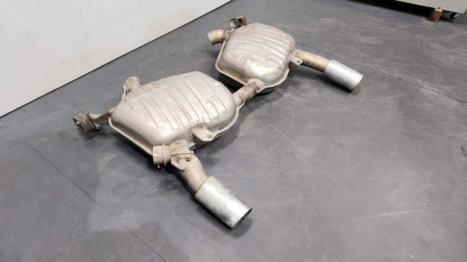 ✅ 07-10 OEM BMW E92 E93 335i N54 Silenciador de escape Boysen con juego de puntas Foto 4 de 4