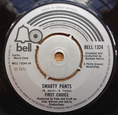 First Choice - Smarty Pants / One Step Away - Used Vinyl Record 7 - G8100z