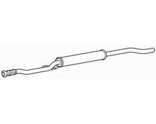 Centre Exhaust Middle Silencer for Mini Mini Roadster Cooper 1.6 (2012-2016)