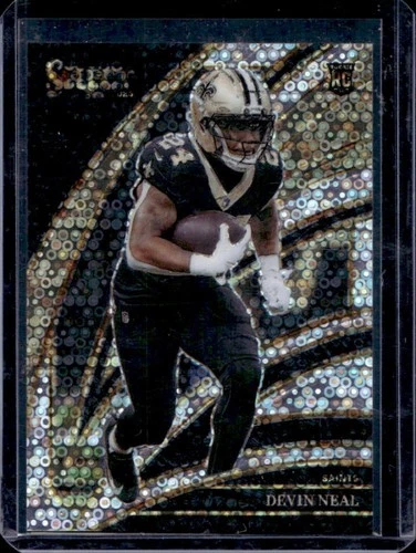 2025 Panini Select Devin Neal Club Level RC Disco Prizm Rookie #241 Saints